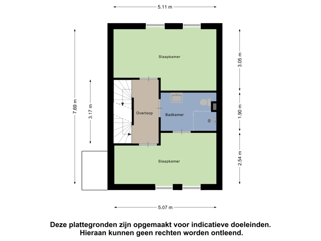 Bekijk plattegrond van Eerste Verdieping van Hertgang 86