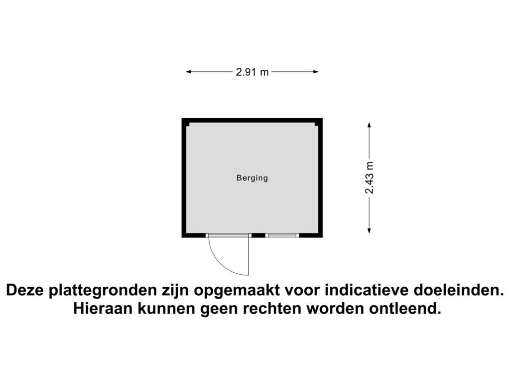 Bekijk plattegrond van Berging van Hertgang 86