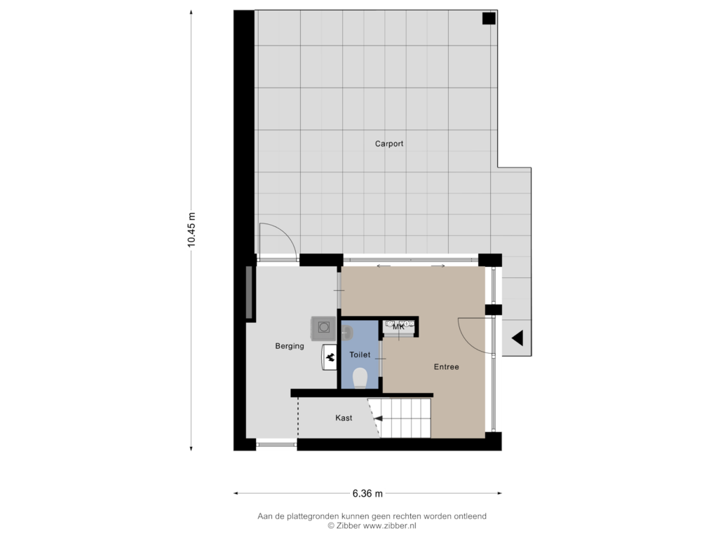 Bekijk plattegrond van Begane Grond-Tuin van De Groote Rede 112