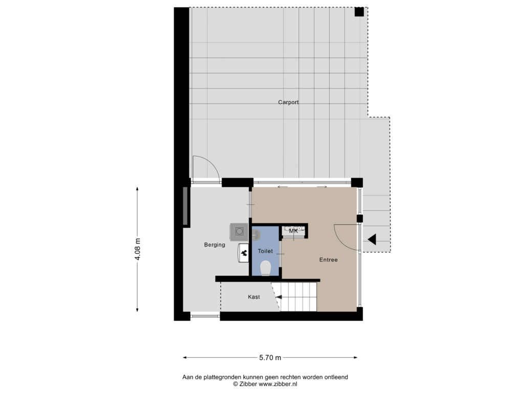 Bekijk plattegrond van Begane Grond van De Groote Rede 112