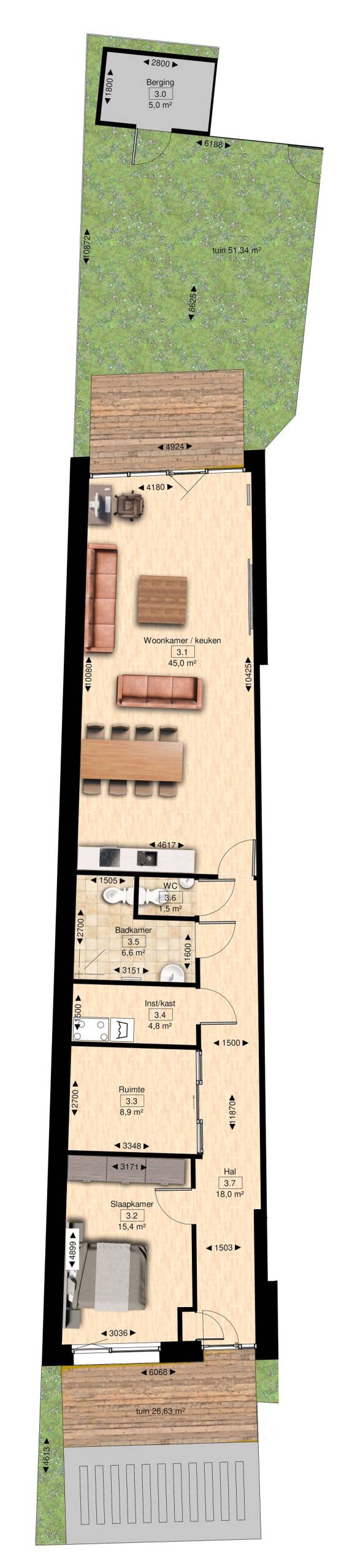 Foto 3 van Schoolstraat 1-C