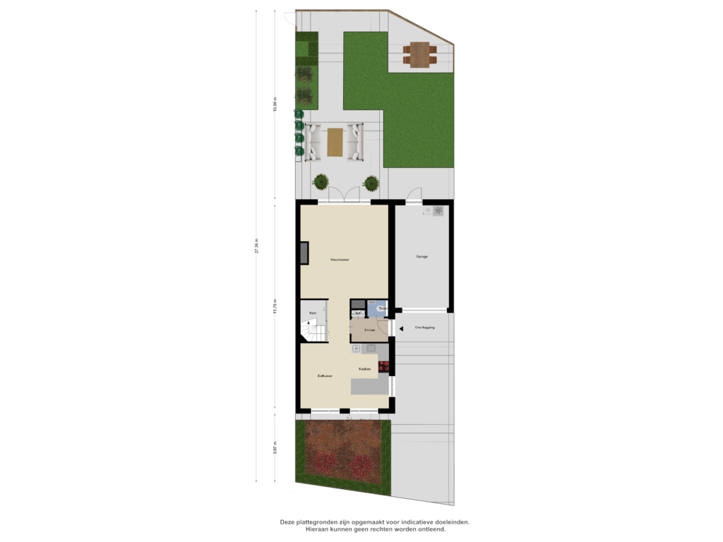 View floorplan of Begane Grond  Tuin of Smelen 106