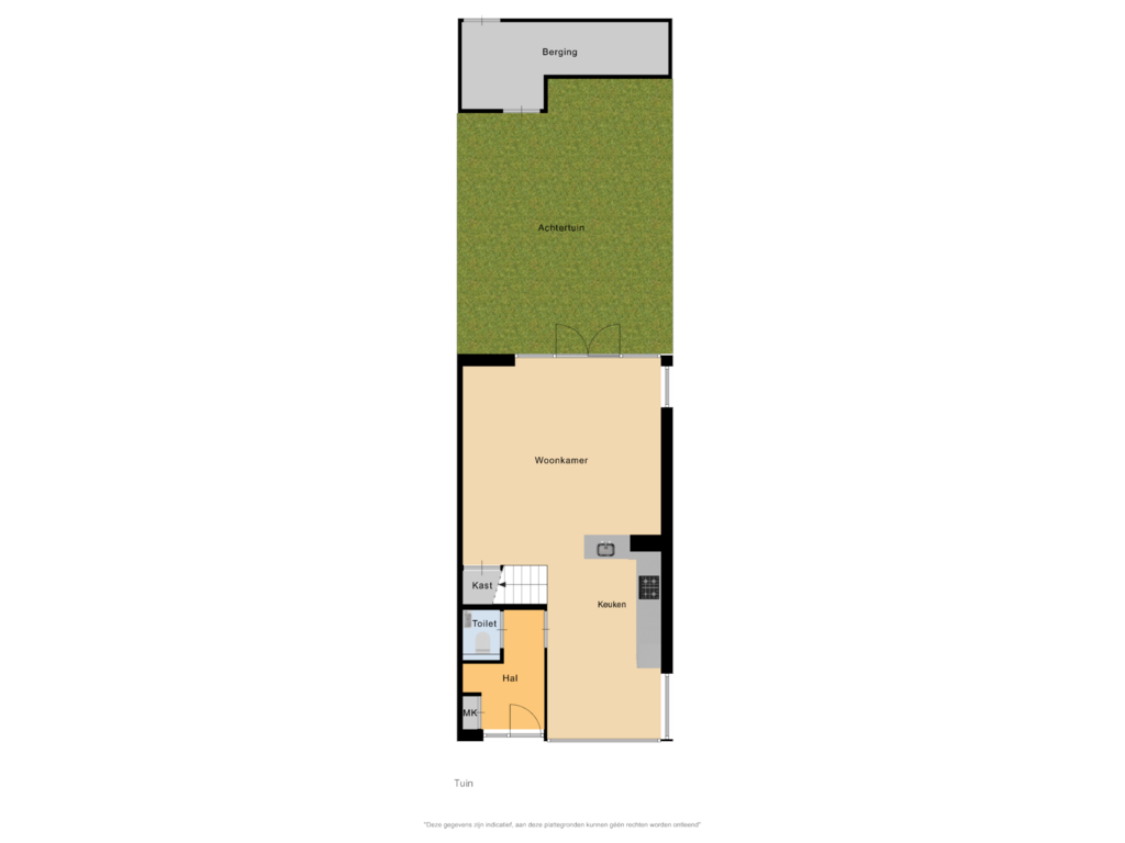 Bekijk plattegrond van Tuin van Radarstraat 193