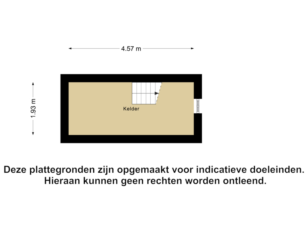 Bekijk plattegrond van Kelder van Acacialaan 3