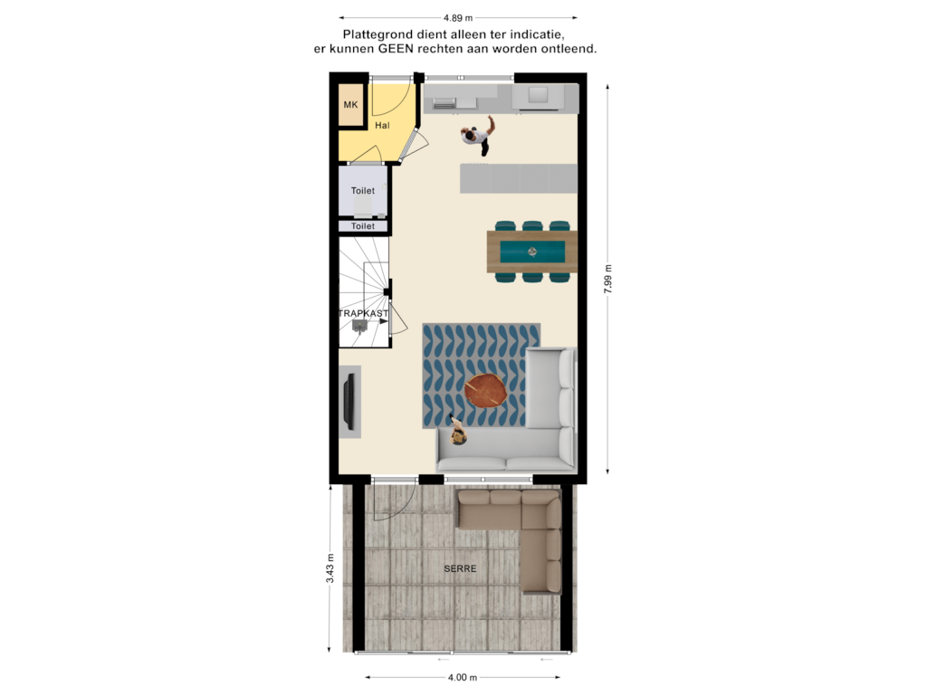 View floorplan of Begane Grond of Waardenburgdam 7