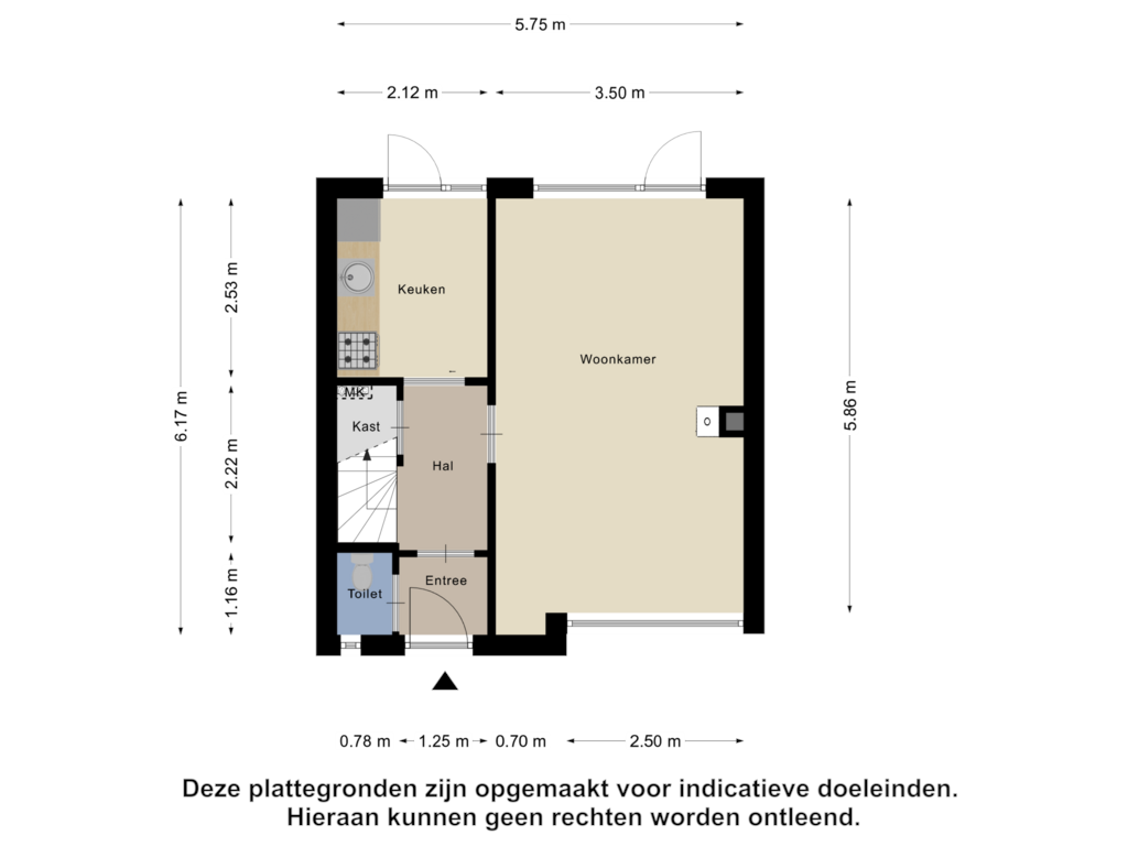 Bekijk plattegrond van Begane Grond van Johannes Heerstraat 25