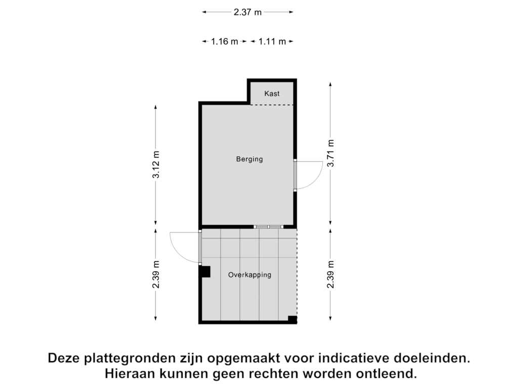 Bekijk plattegrond van Berging van Johannes Heerstraat 25