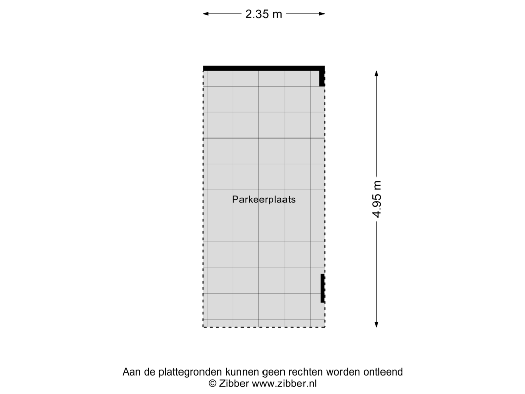 View floorplan of Parkeerplaats of Noordse Bosje 10