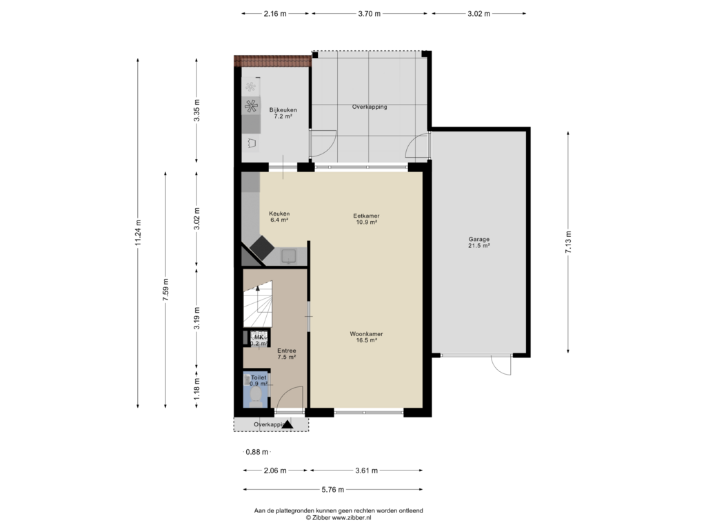 Bekijk plattegrond van Begane Grond van Elektron 28