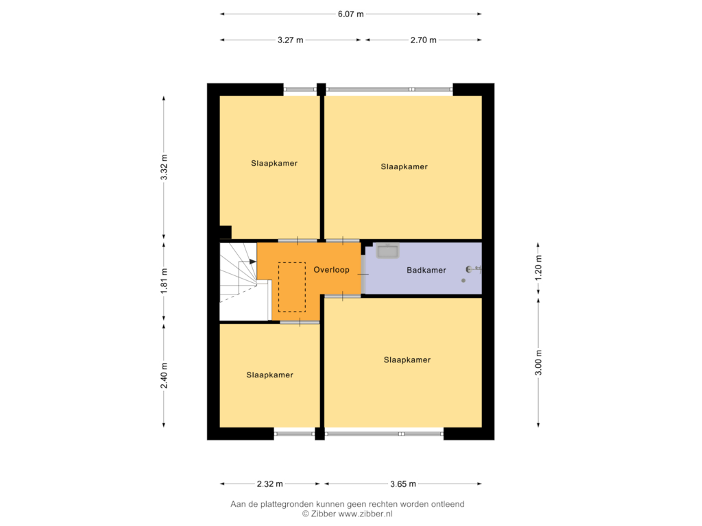 View floorplan of 1e Verdieping of Iikmoune 9