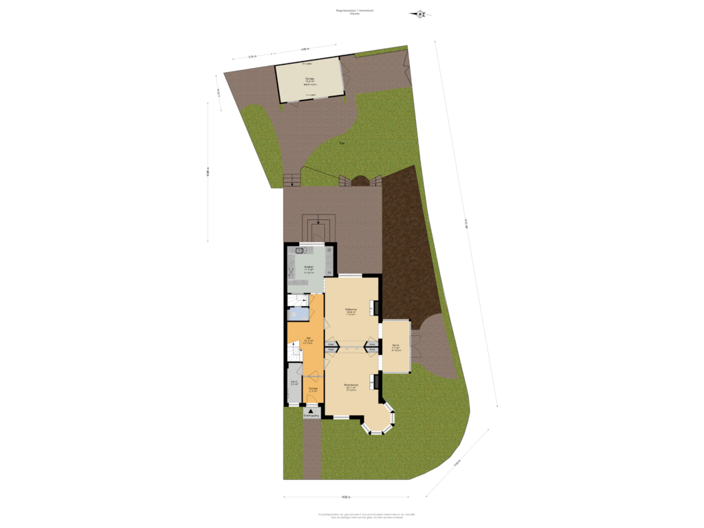 View floorplan of Sitautie of Regentesselaan 1