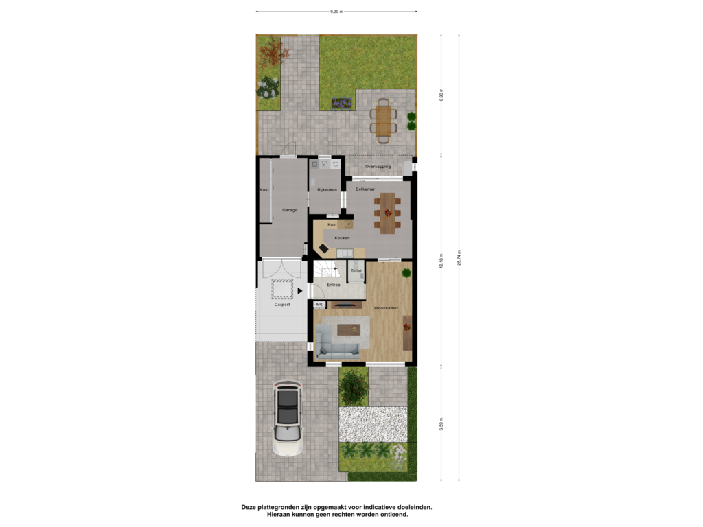 Bekijk plattegrond van Begane Grond  Tuin van Cobbingstraat 45