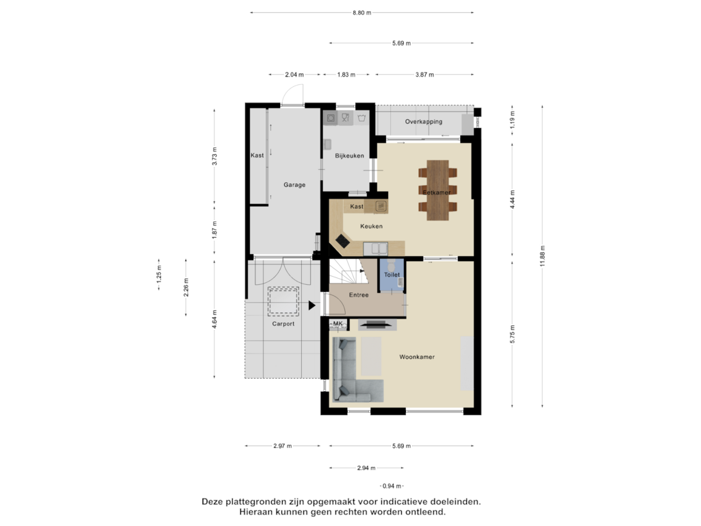 Bekijk plattegrond van Begane Grond van Cobbingstraat 45