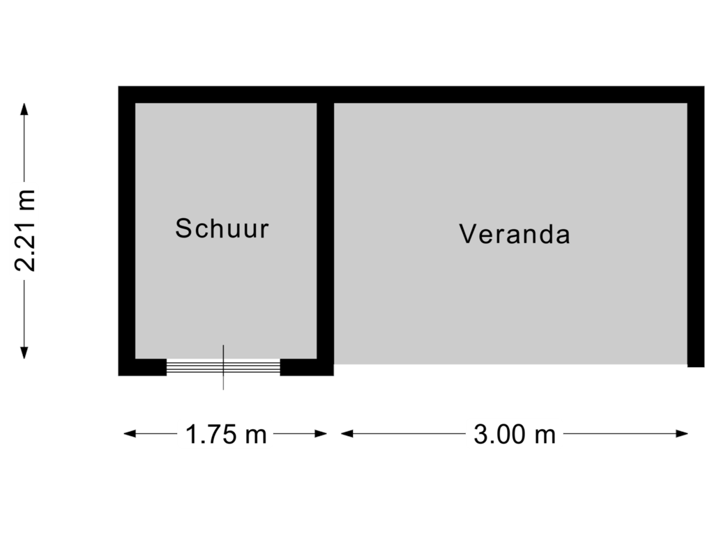 View floorplan of Veranda of Gerstdreef 7