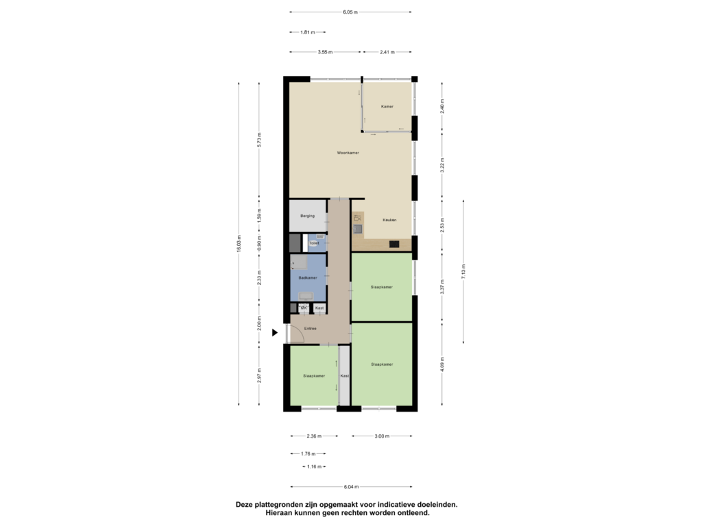 View floorplan of Appartement of Emmeline Pankhurststraat 29