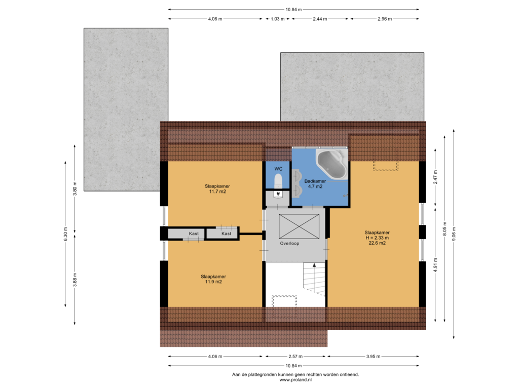 View floorplan of 1e Verdieping of Spijkerboor 51