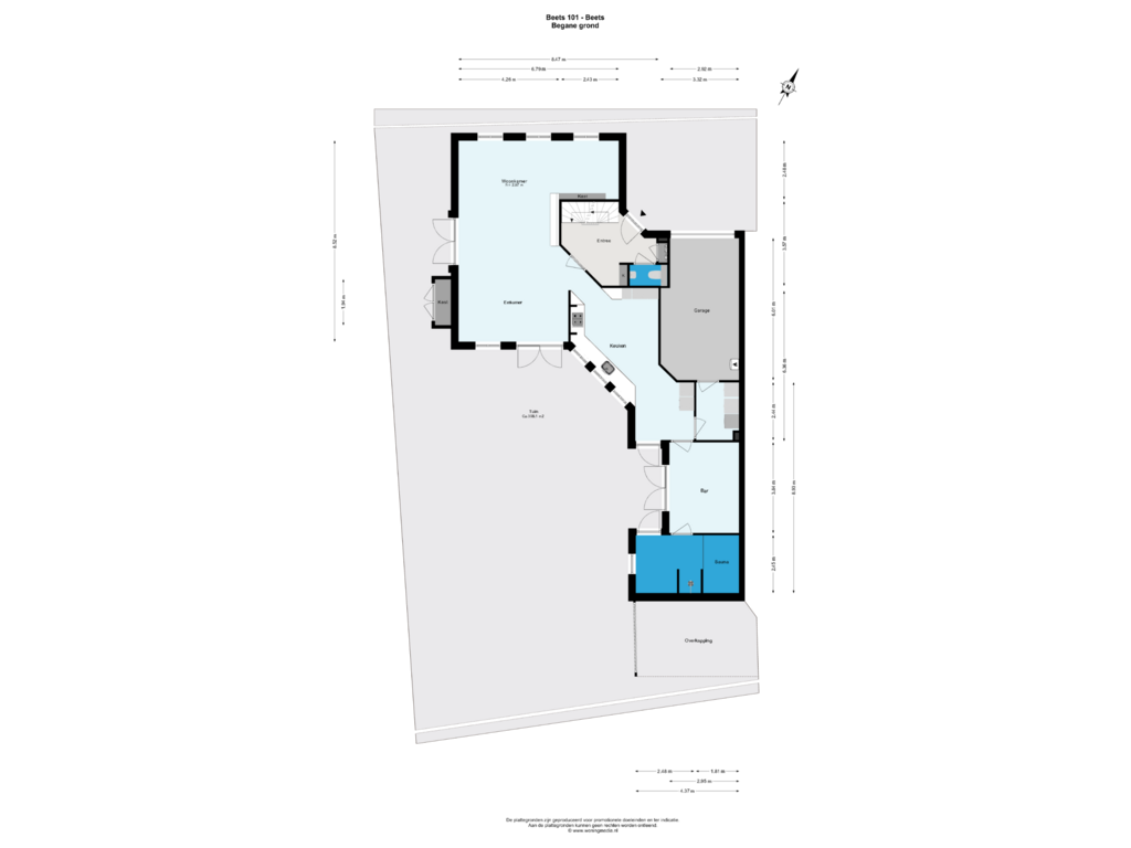 Bekijk plattegrond van BG van Beets 101