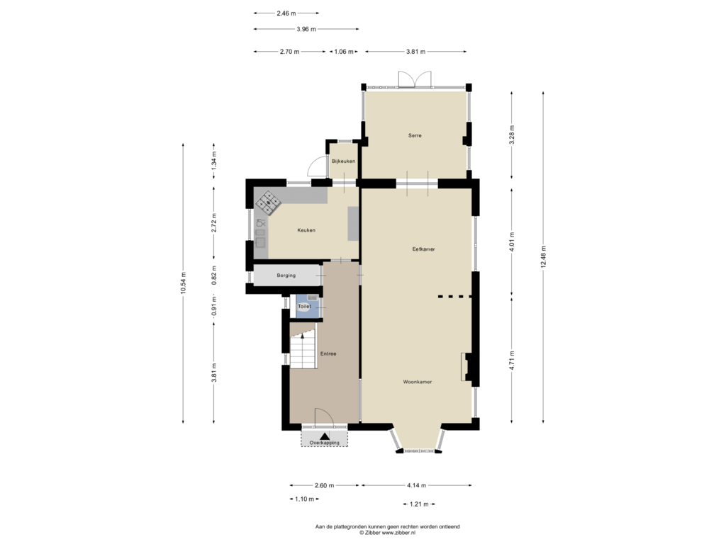 View floorplan of Begane Grond of Julianastraat 58