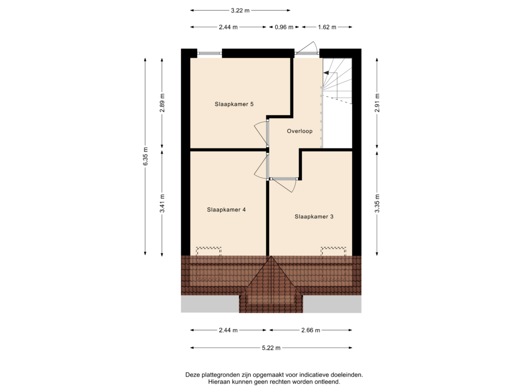 Bekijk plattegrond van Zolder van Grote Houtweg 66