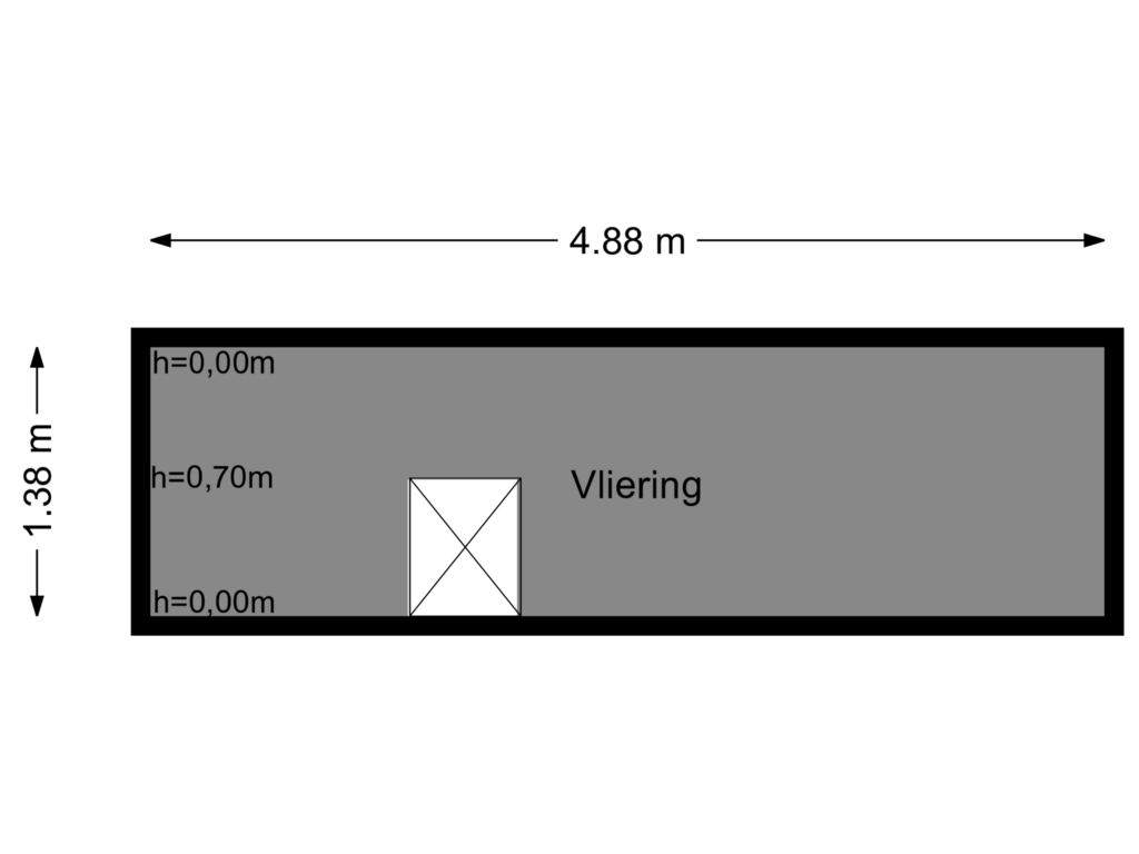 Bekijk plattegrond van Vliering van Amerhof 28