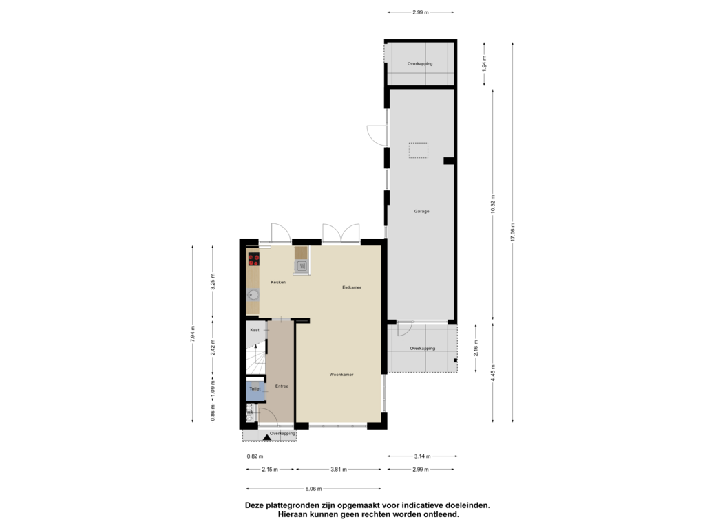 Bekijk plattegrond van Begane Grond van Botterstraat 10