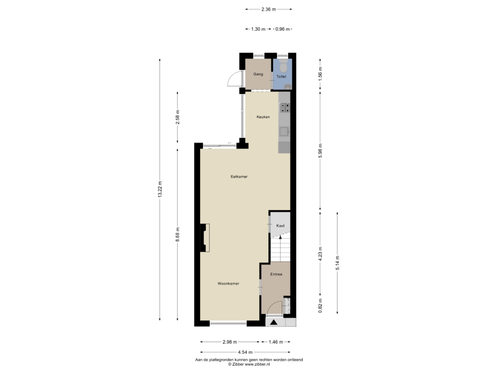 Bekijk plattegrond van Begane Grond van Lipperkerkstraat 274