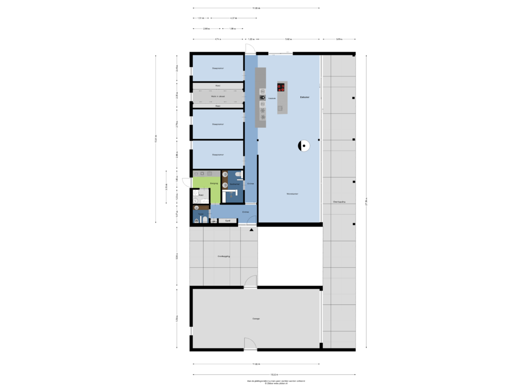 View floorplan of Begane Grond of Groene Velden 58