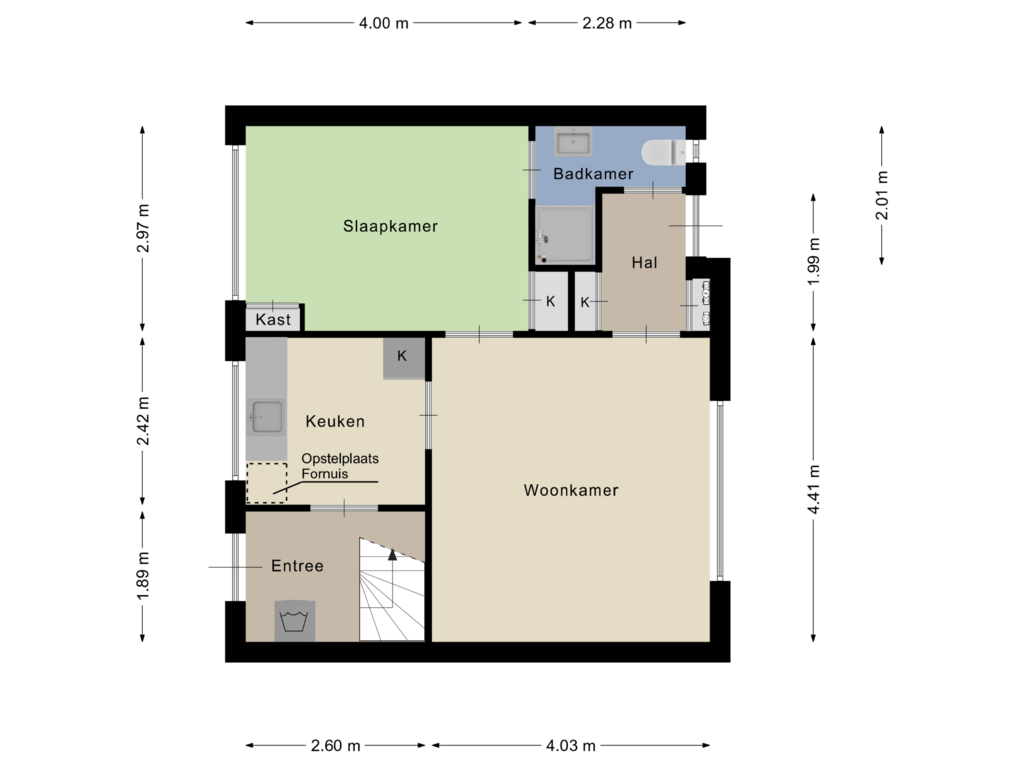 Bekijk plattegrond van Begane grond van Neijsenpad 1-B