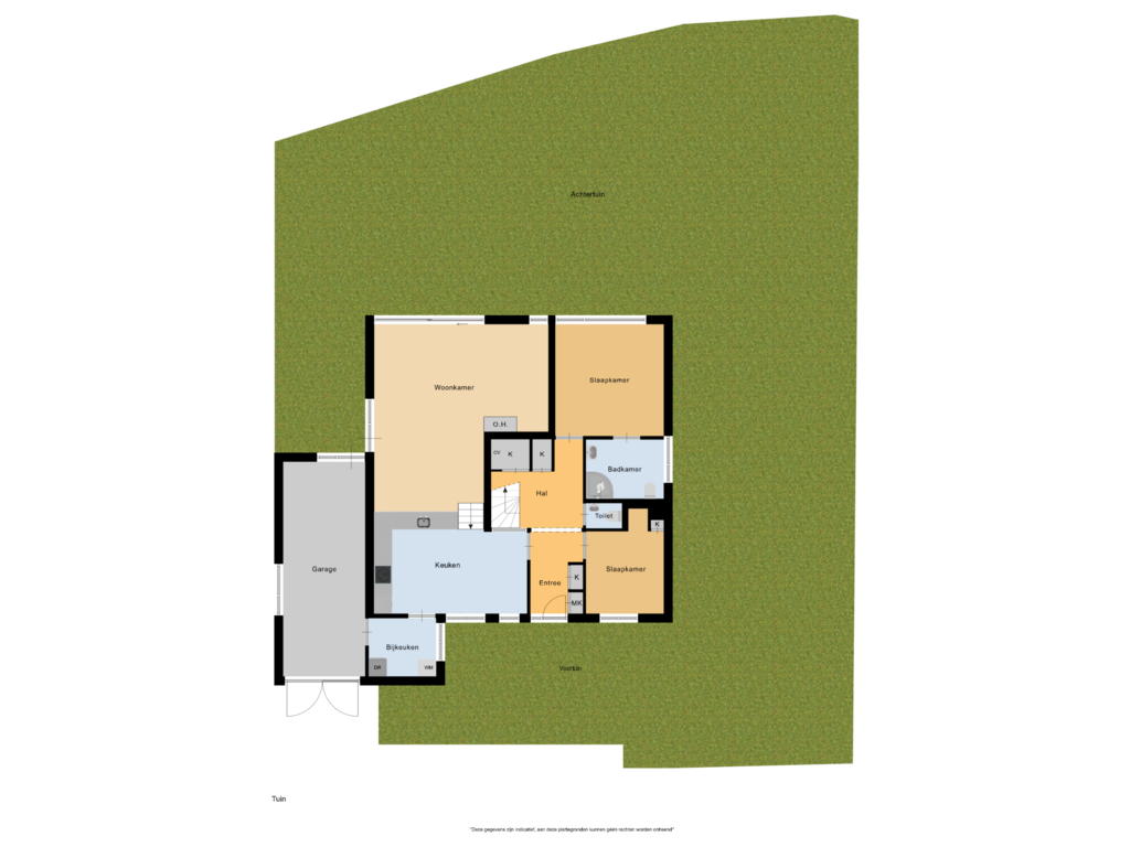 Bekijk plattegrond van Tuin van Vijverzoom 17