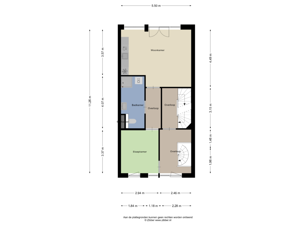 View floorplan of Tweede Verdieping of Stationsplein 214