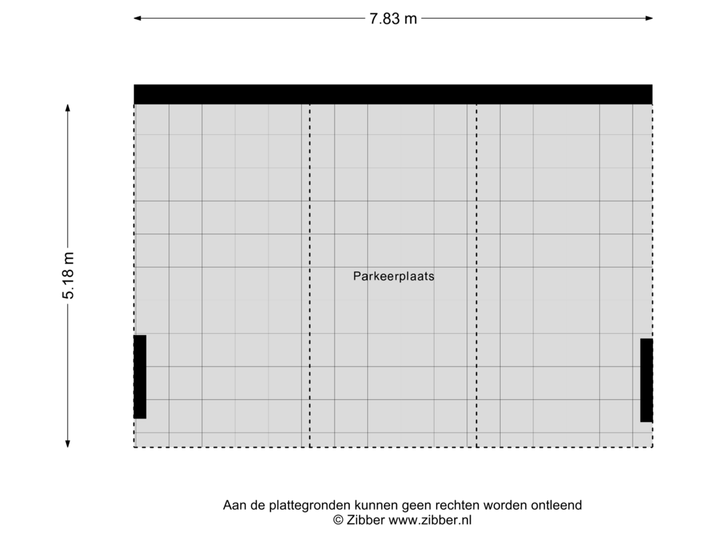 Bekijk plattegrond van Parkeerplaats van Leemhorststraat 122-A