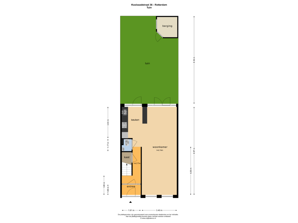 Bekijk plattegrond van TUIN van Koolzaadstraat 36