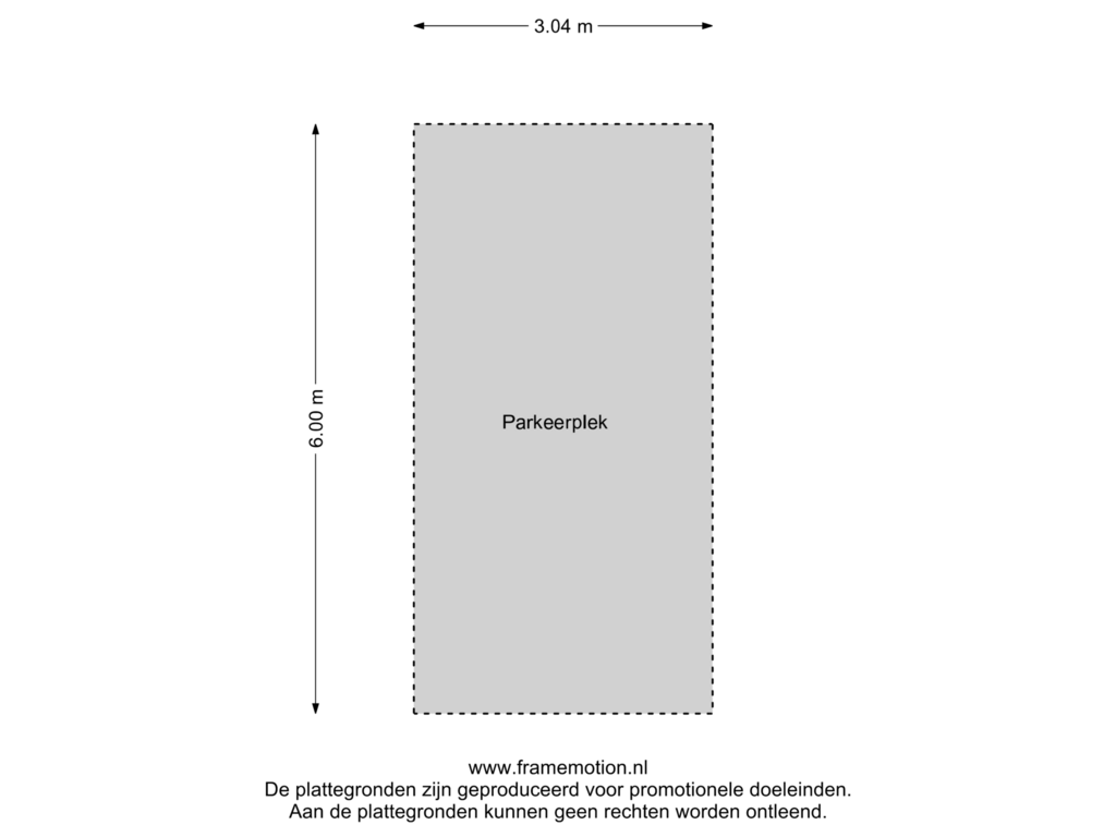 View floorplan of Parkeerplek of Wijnhaven 71-U