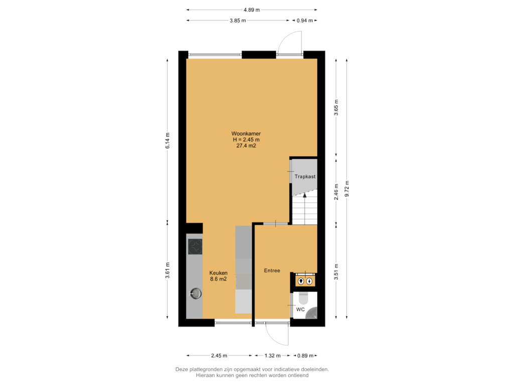 Bekijk plattegrond van Begane Grond van Schenklaan 47