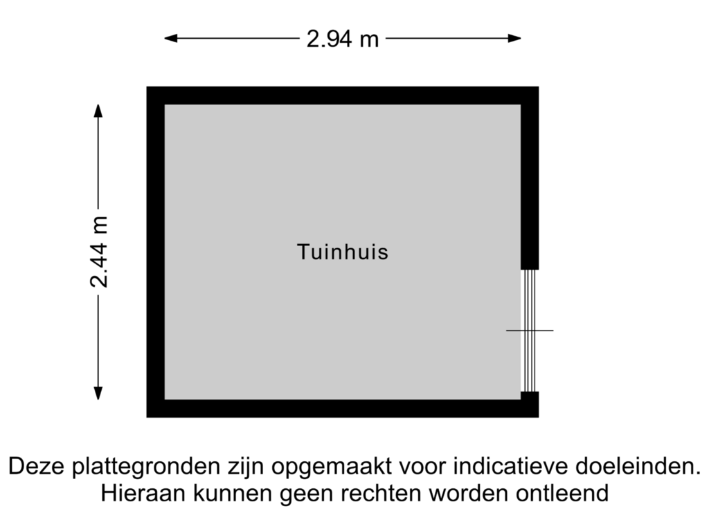 Bekijk plattegrond van Tuinhuis van Schenklaan 47