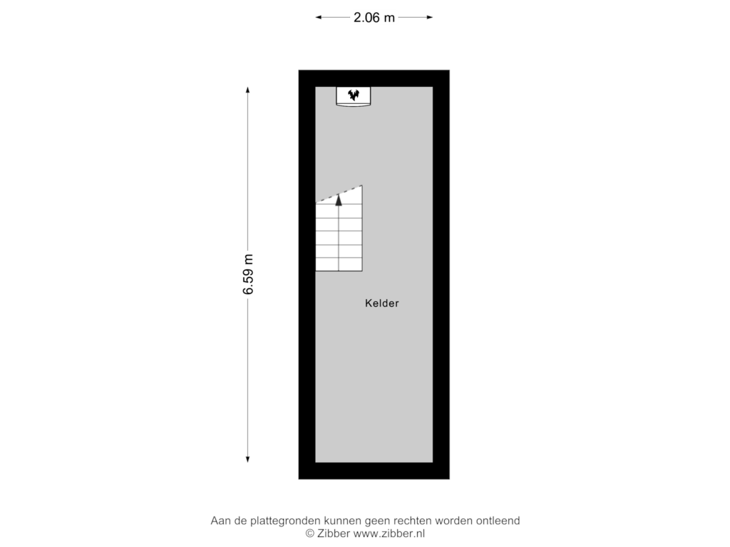 View floorplan of Kelder of Burg. de Hesselleplein 30