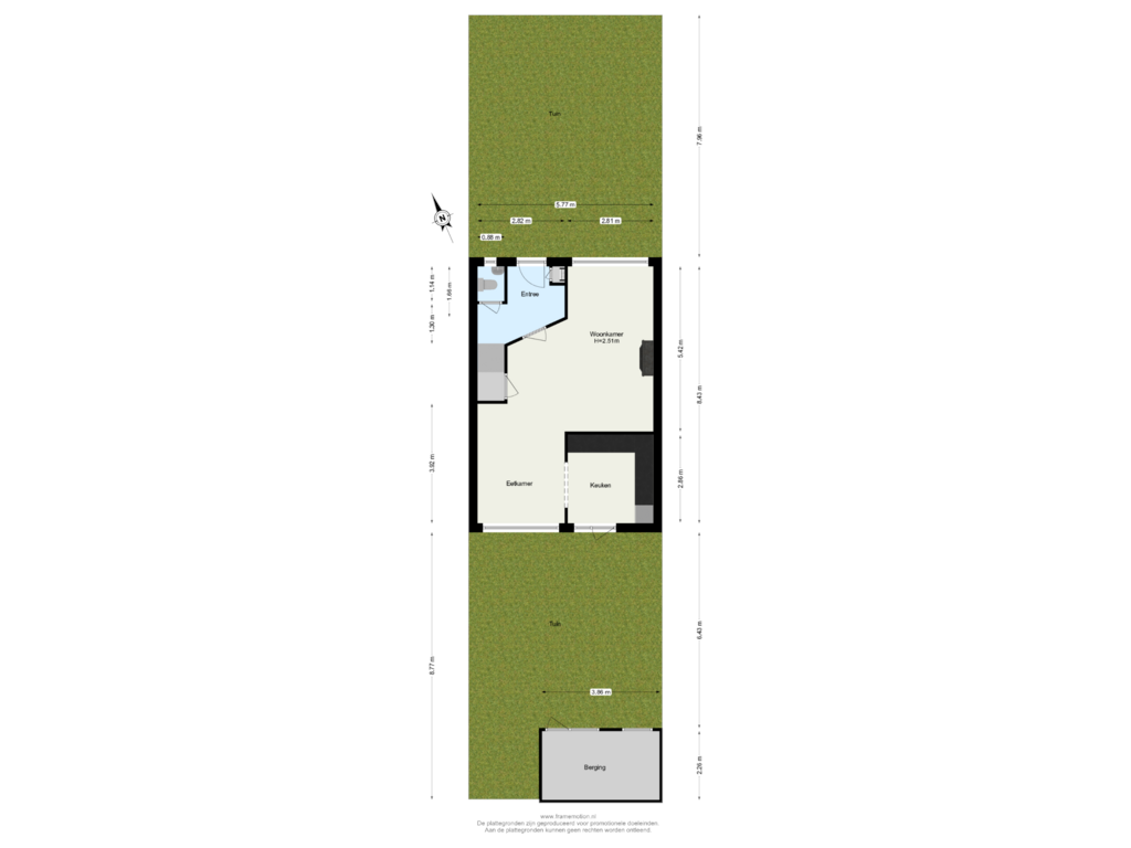 Bekijk plattegrond van Begane Grond tuin van Meeuwenlaan 18