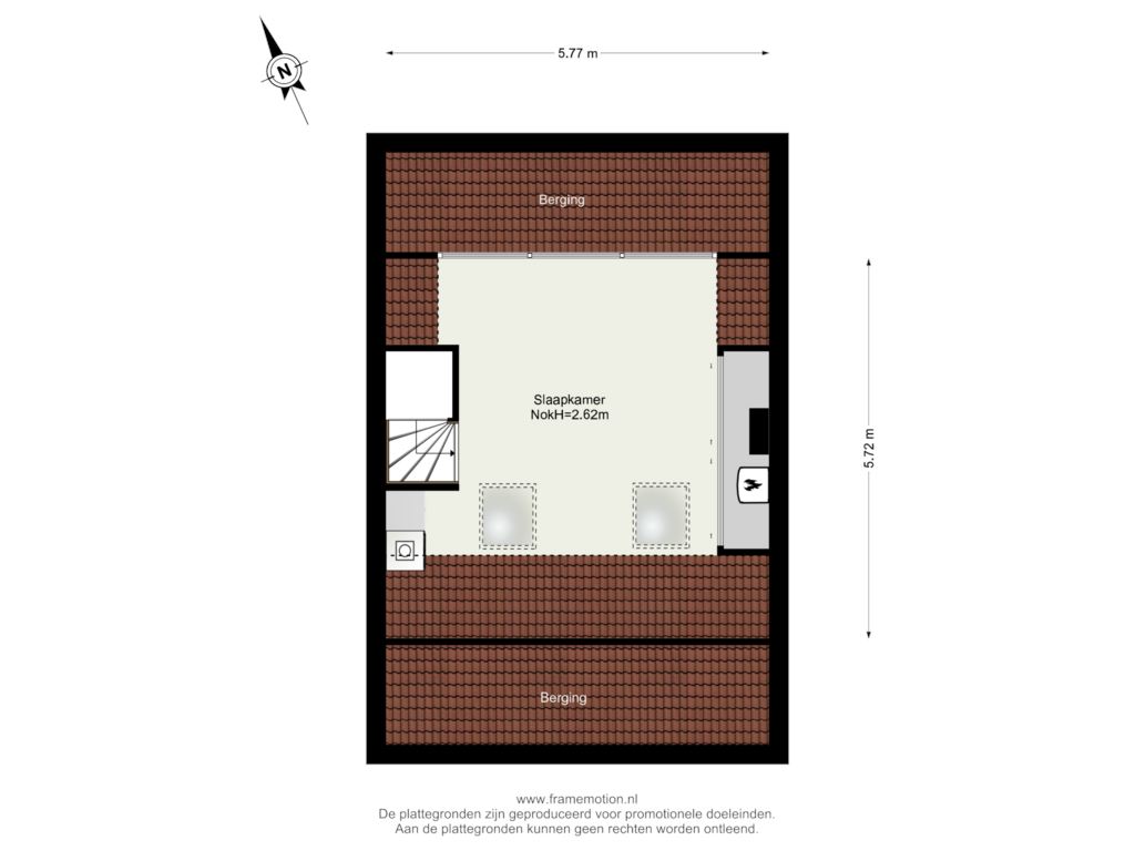 Bekijk plattegrond van Verdieping 2 van Meeuwenlaan 18