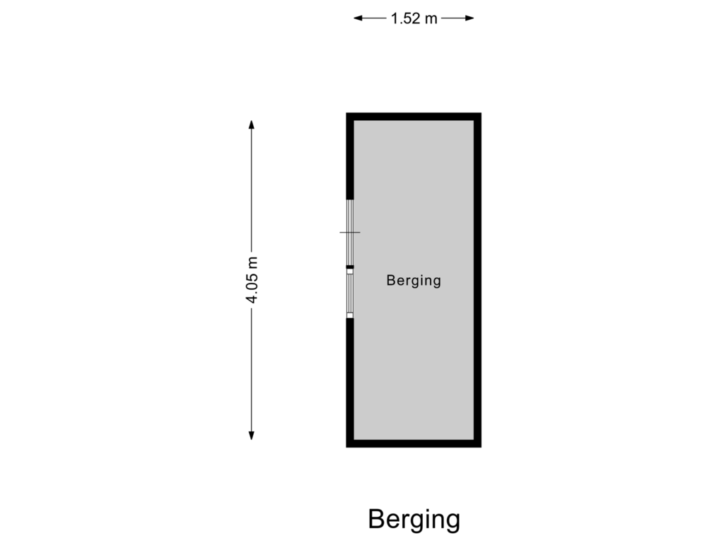 Bekijk plattegrond van Berging van Orchideestraat 26