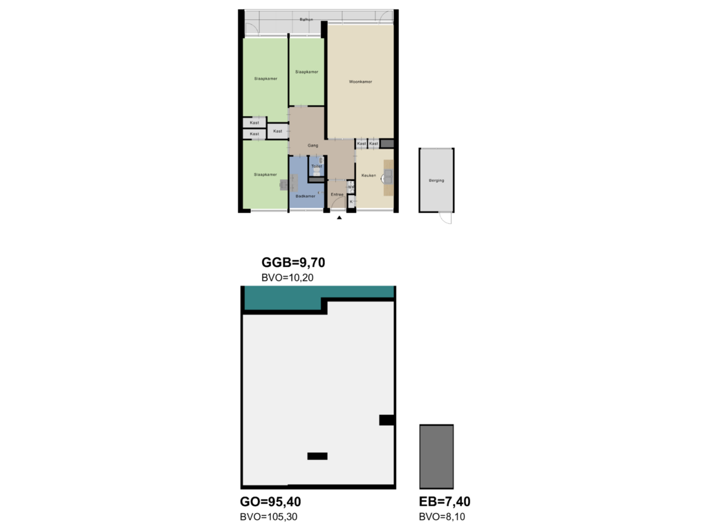 Bekijk plattegrond van NEN van Valkhofplein 39