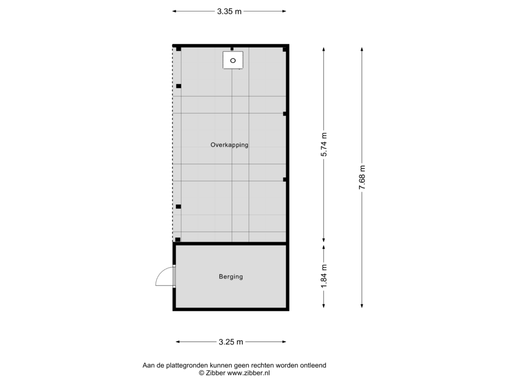 Bekijk plattegrond van Berging van Asbreukerhoek 9