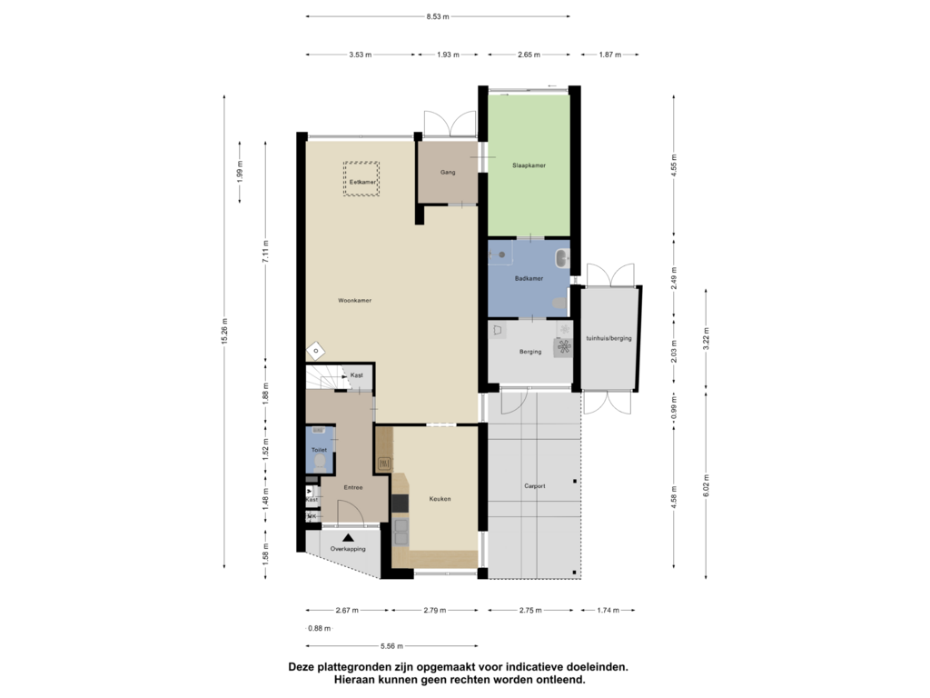 Bekijk plattegrond van Begane Grond van Lunterenstraat 33