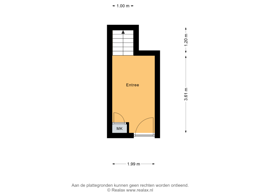 Bekijk plattegrond van Entree van Nieuwstad 105