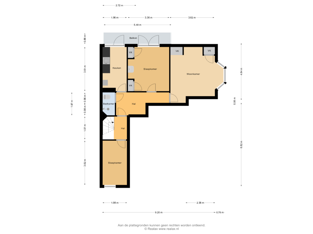 Bekijk plattegrond van Verdieping van Nieuwstad 105