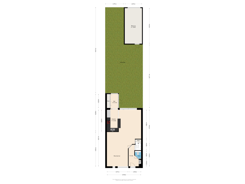 Bekijk plattegrond van Situatie van De Sonneveld 23