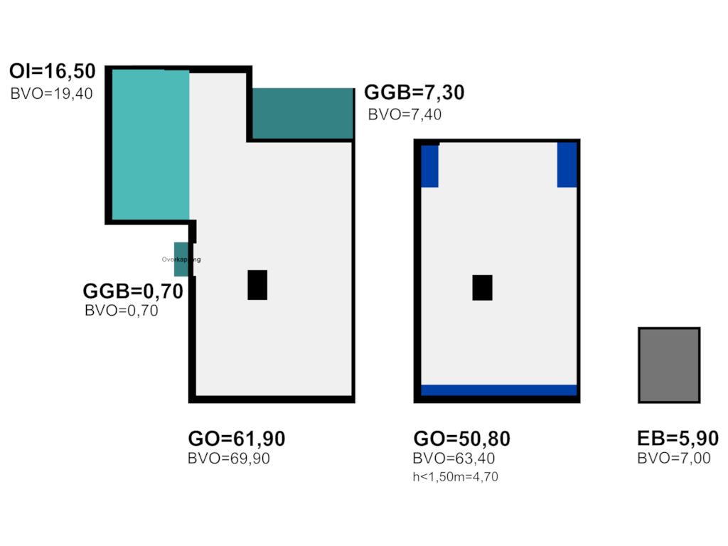 View floorplan of NEN of Esdoornstraat 20