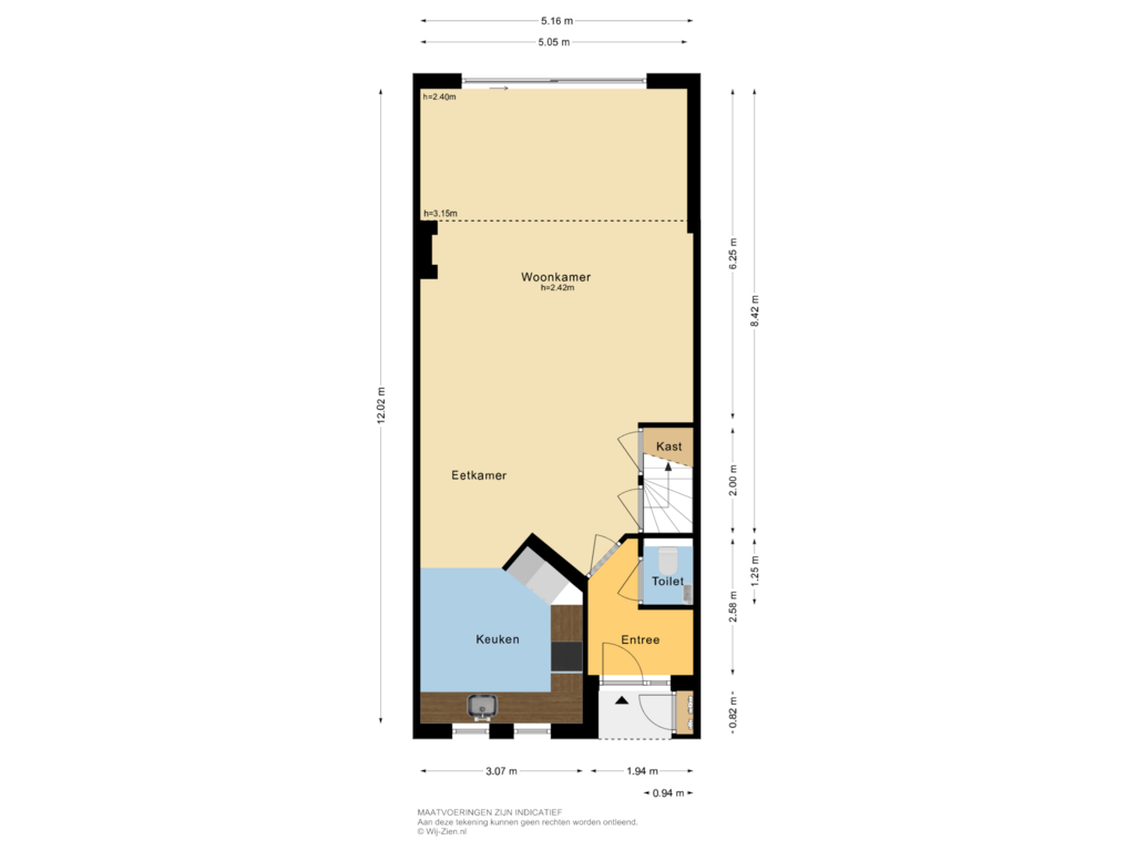 View floorplan of BEGANE GROND of Gaardermeesterweg 30