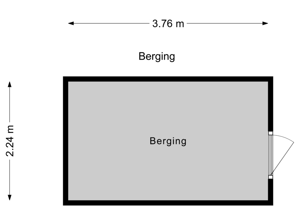 Bekijk plattegrond van Berging van Catsstraat 31