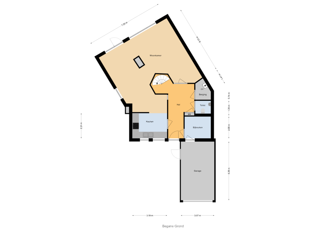 Bekijk plattegrond van Begane Grond van Aletta Jacobshof 40