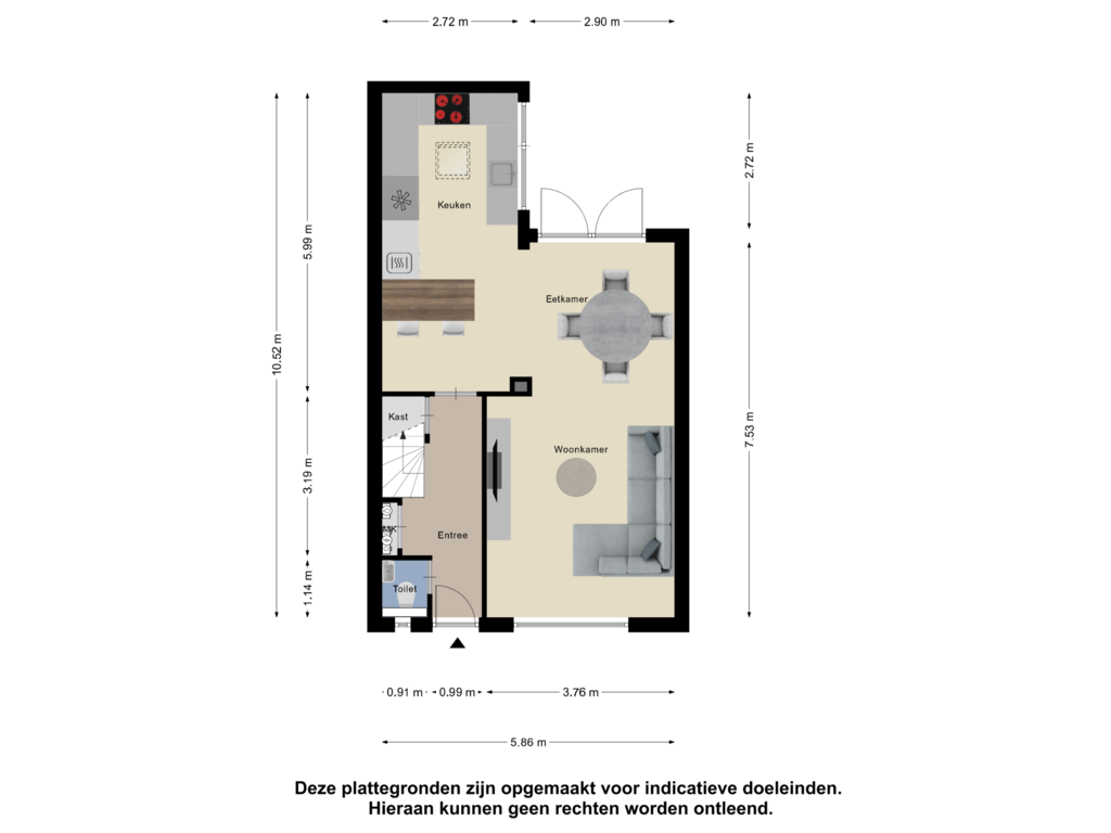 View floorplan of Begane Grond of Polderlaan 50